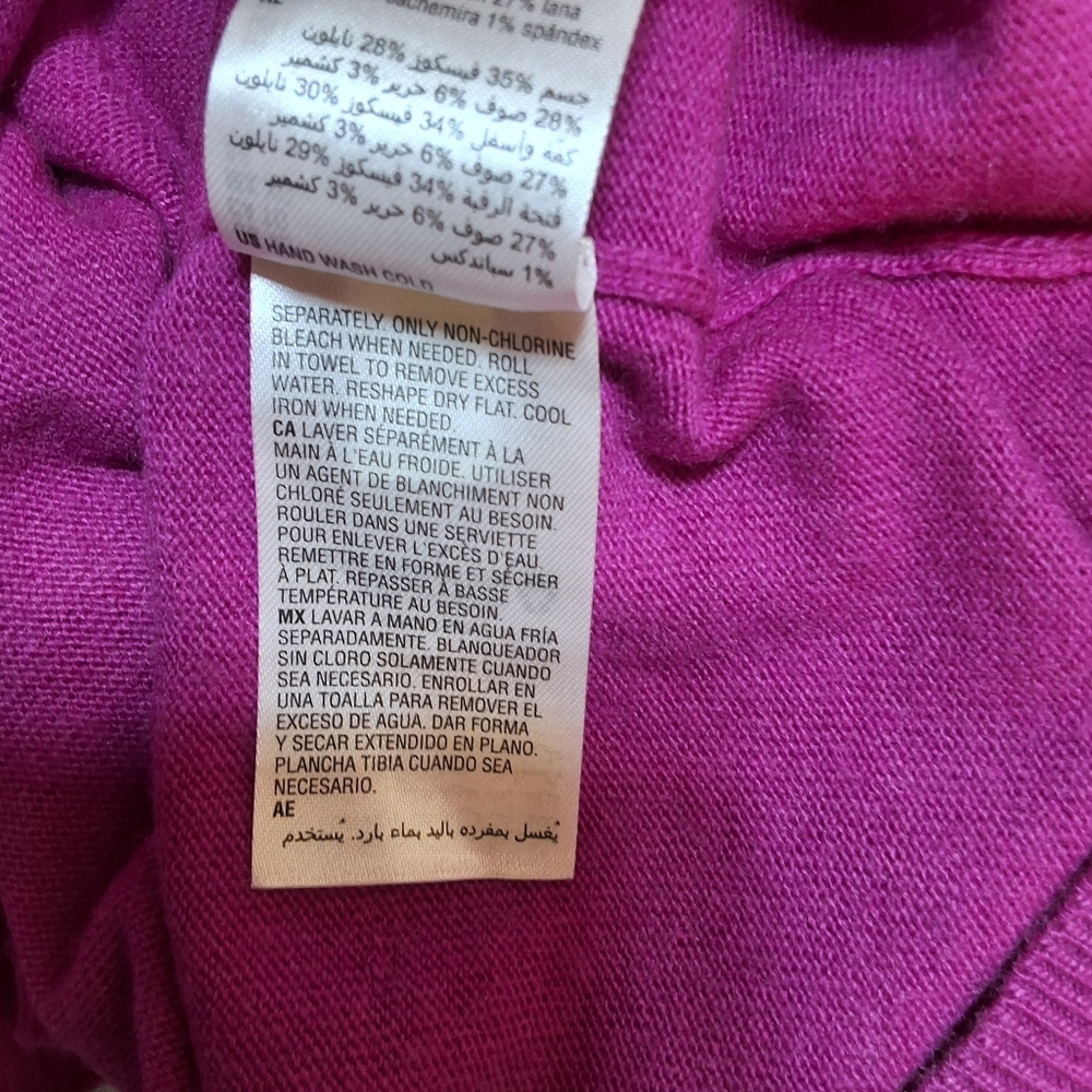 NWT INC PINK LONG SLEEVE KEYHOLE BLOUSE - Picture 11 of 12